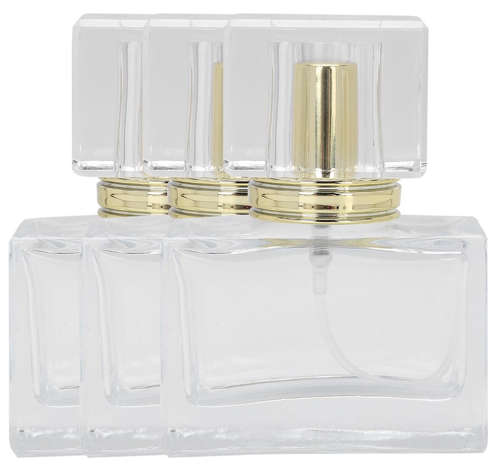 3pcs Glass Empty Perfume Bottle Makeup Refillable Spray DispenserGoldMöbel & Wohnen, Feste & Besondere Anlässe, Party- & Eventdekoration!