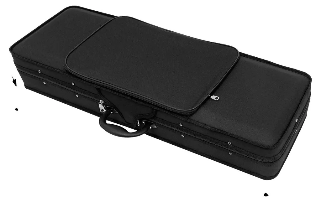 Housse de Violon Rigide Noire - Protection Légère en Tissu Oxford 80cm