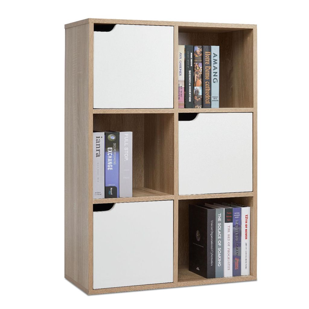 Meerveil Bibliothèque, étagère de rangement à plusieurs Image du produit 