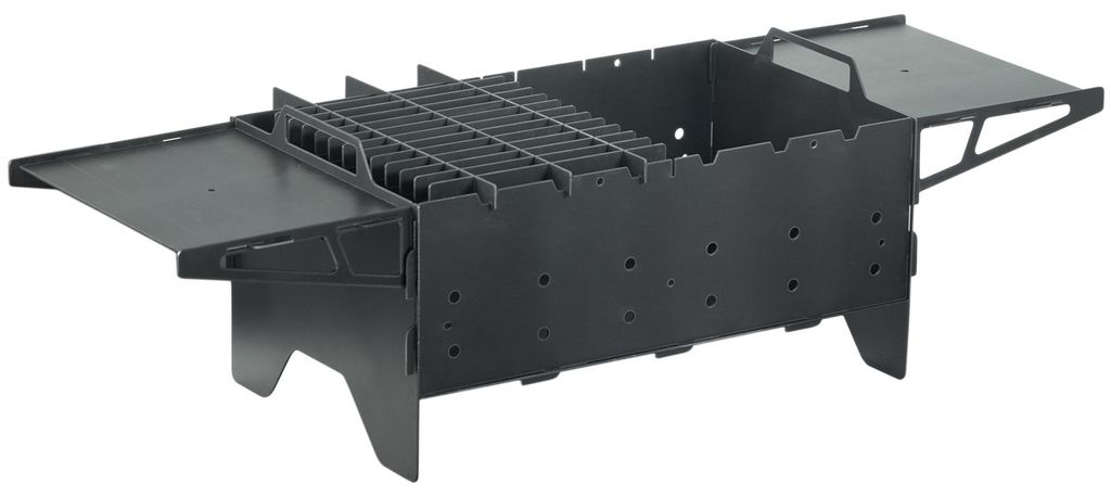 Holzkohlegrill Mangal für 6 Spieße Klappgrill Tischgrill Balkongrill Schaschlik BBQ Camping
