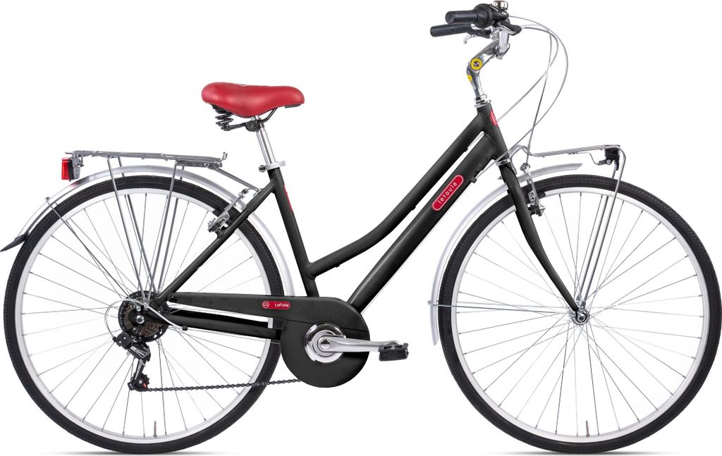 VENICE - I love Italy Cityfahrrad 28 Zoll LETOULE "LaFolie" Lady, Buio