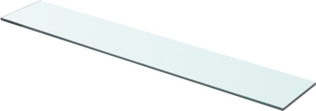 The Living Store Regalboden Glas Transparent 70 cm x 12 cm