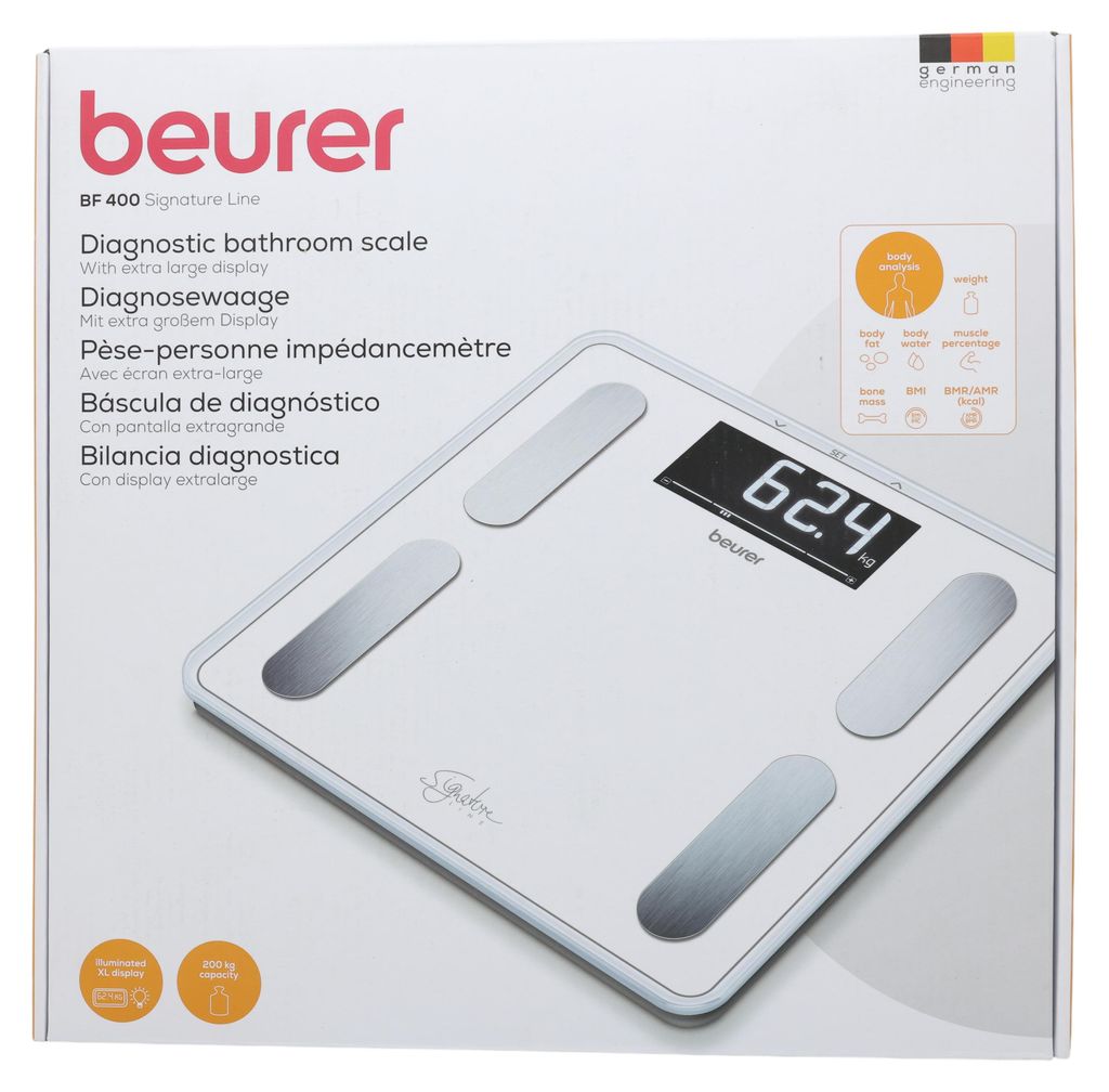 Beurer BF 400 Diagnosewaage Signature Line, white Produktbild 