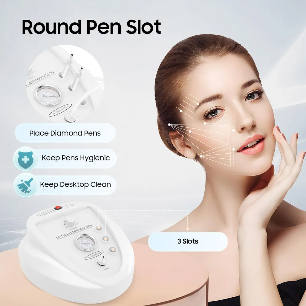 Microdermabrasion diamant pour lisser la peau et réduire les pores