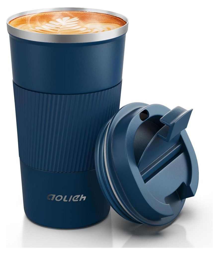 Aolieh Thermo Mug Tazza da viaggio in acciaio inox Tazza da Immagine del prodotto 