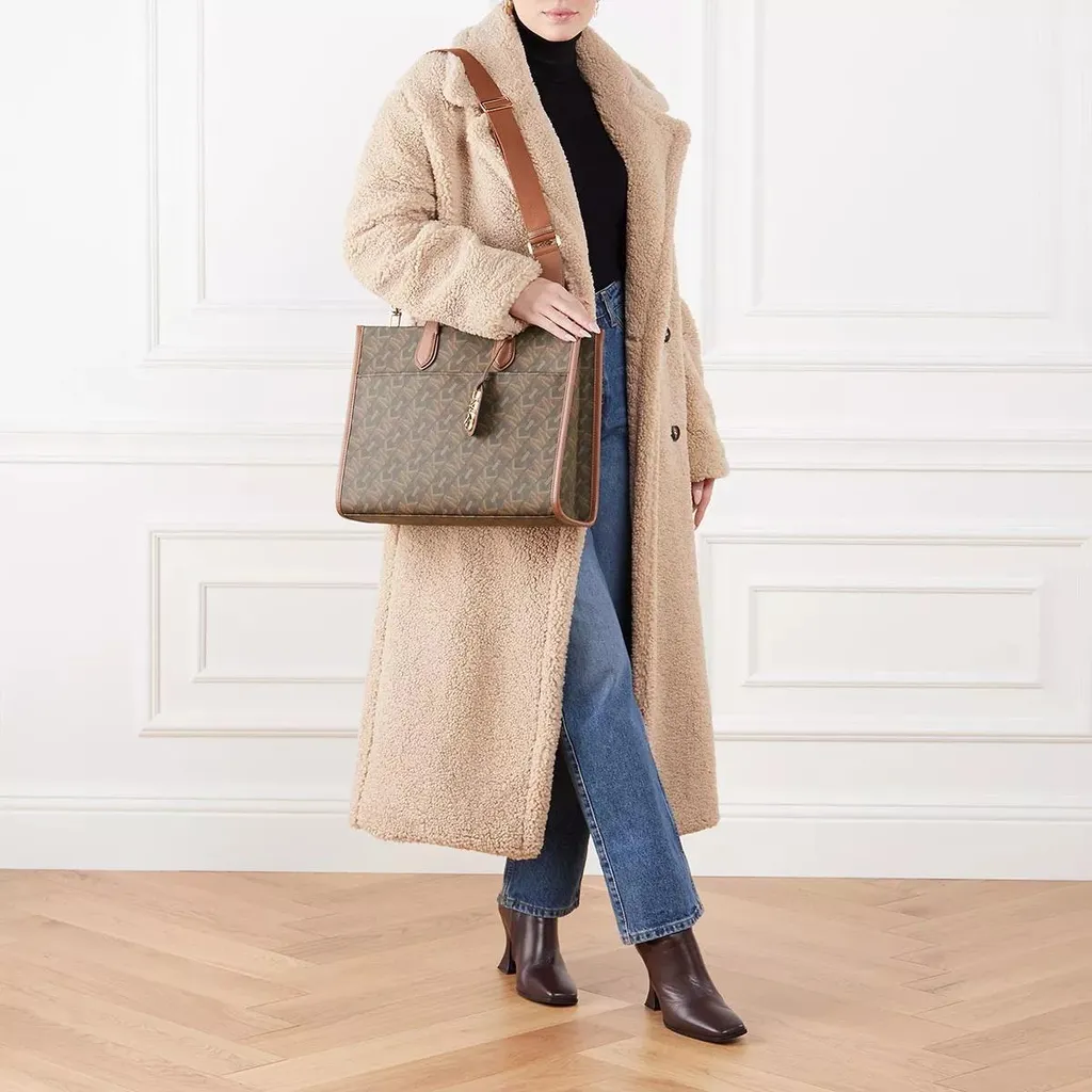 Sac à main Michael Kors Marron Idéal Travail et Sorties - Format Large - 3