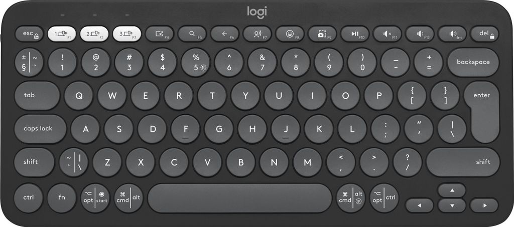 Logitech Pebble Keys 2 K380s, Mini, Kabellos, Bluetooth, Produktbild 