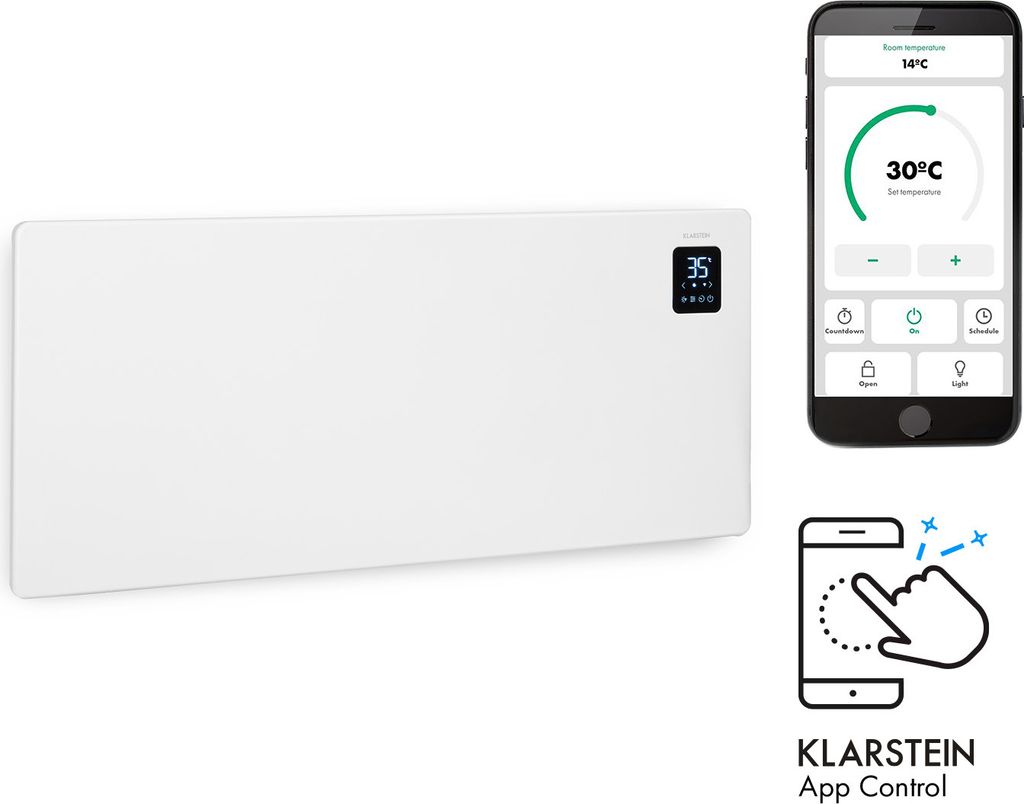 Klarstein Radiateur Electrique Smart à Faible Consommation Image du produit 