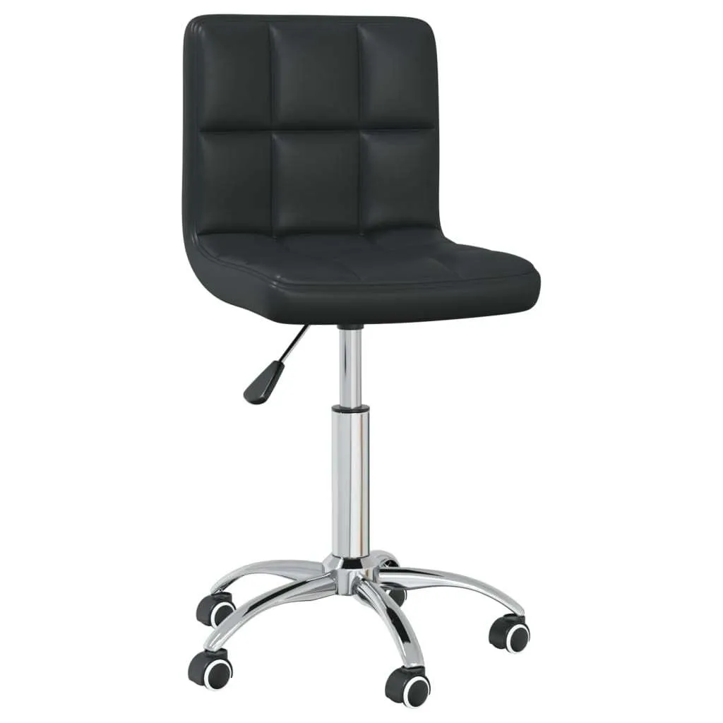 Sedia Girevole Design Moderno Pelle Finta Nera vidaXL | Elegante