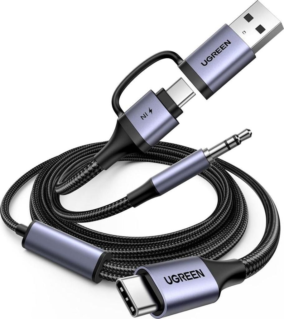 Câble adaptateur audio et chargeur UGREEN USB-C vers 3,5 Image du produit 