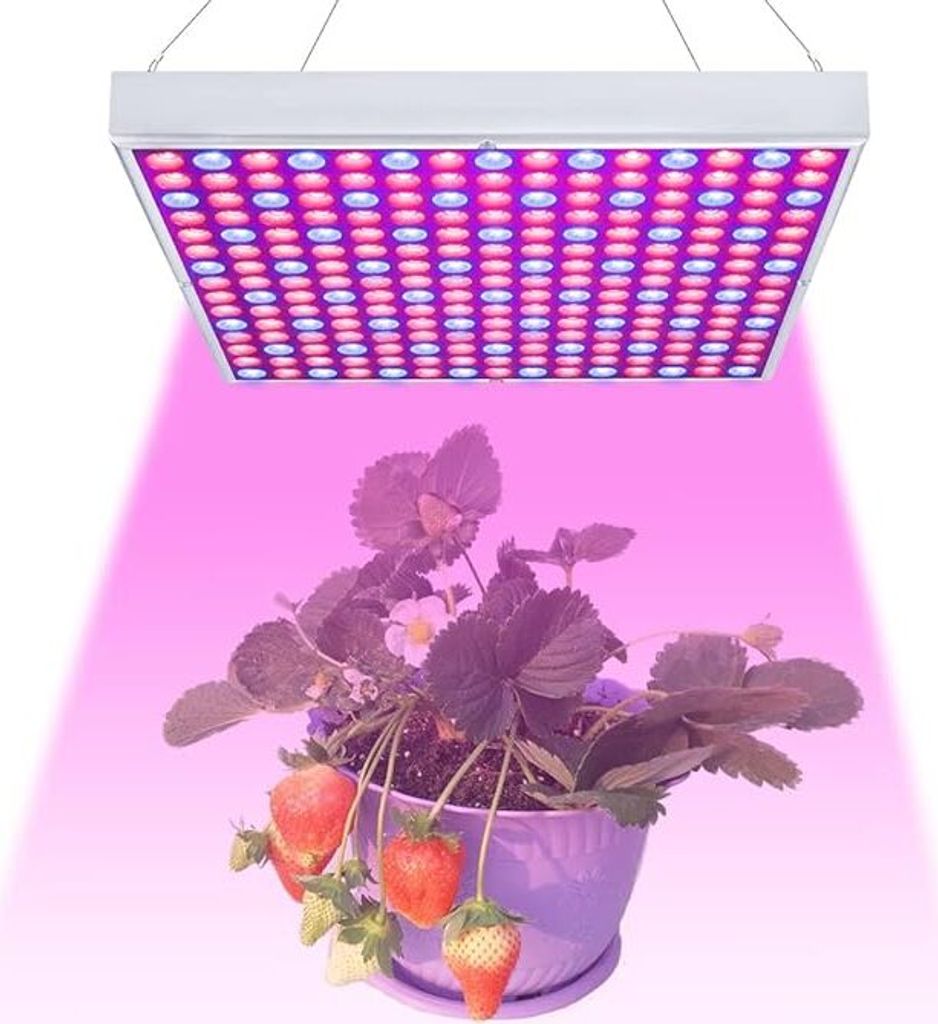 JOIEYOU 45W Pflanzenlampe LED Vollspektrum Grow Light Pflanzenlicht 225 LEDs Rot & Blau LED Wachstumslampen für Pflanzen Grow Lampe Pflanzenleucht...