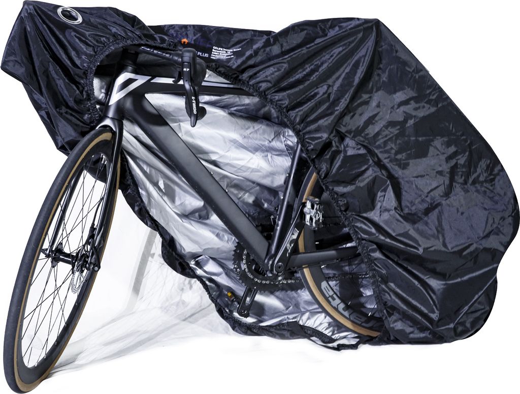 CCLIFE Fahrradabdeckung Wasserdicht mit Schlossösen 200 x 110 x 70cm Fahrrad Plane 210D Oxford-Gewebe Fahrrad schutzhülle für Mountainbike Rennrad