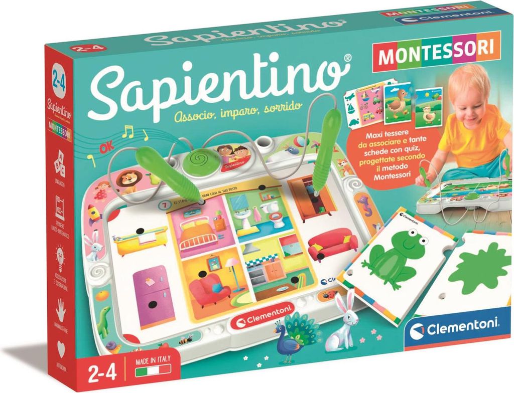 Clementoni Sapientino Montessori - Associo. Imparo. Sorrido