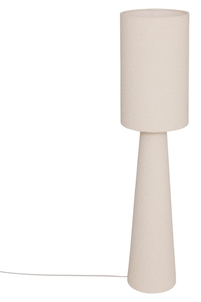 Lampa podłogowa BOUCLE, Ø 28 x 124 cm, biała Zdjęcie produktu 