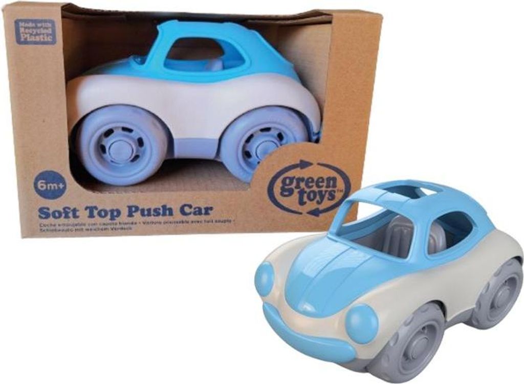 Green Toys Spielzeugauto Soft Top Push Car bunt nachhaltig