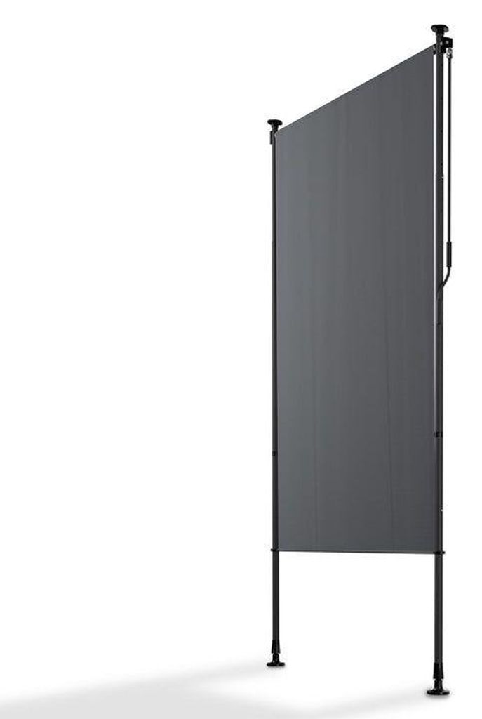 Svislá markýza na balkon 120 x 228-316 cm, UV ochrana, šedá Obrázek produktu 