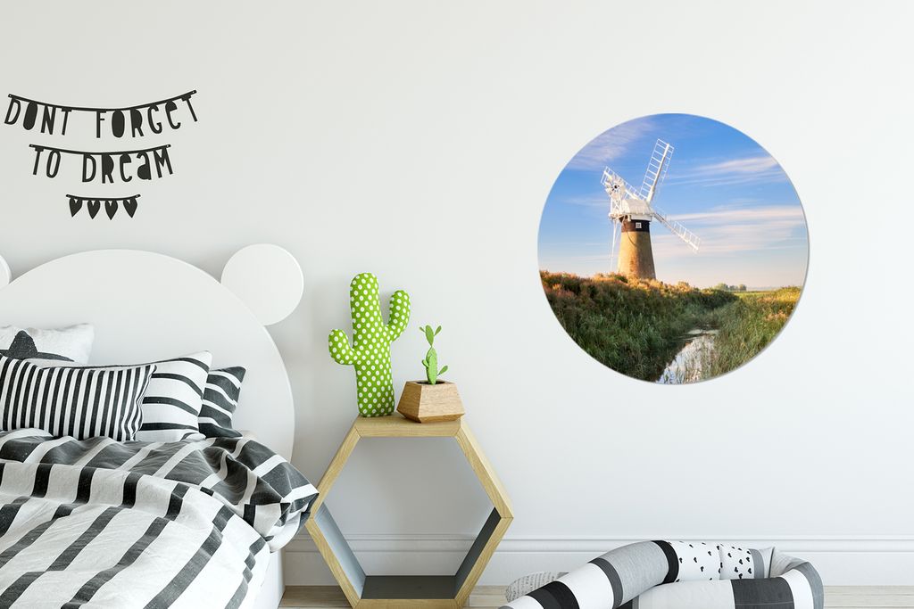 MuchoWow - Wand Kreis - Das Schlafzimmer - Die Bilder - Wandmalerei - Kunst für das Haus - das Plastik