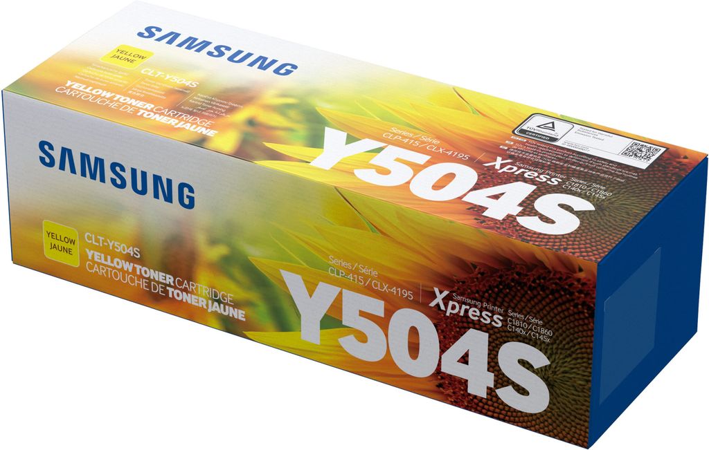 Samsung Žlutá originální tonerová kazeta CLT-Y504S, Žlutá, Obrázek produktu 