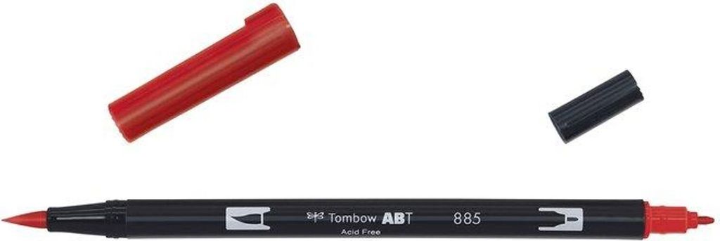 Tombow Tombow ABT Dual Brush Pen 885 Warm Red