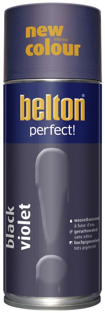 Belton perfect Lackspray 400 ml black violet matt Produktbild 