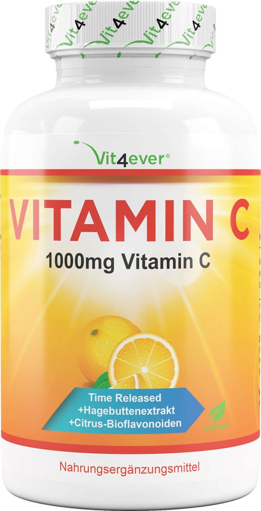 Vitamin C - 1000mg, 365 Tabletten