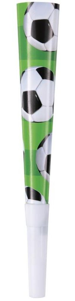 Fußball Tröten 20 cm – Partykracher & Mitgebsel für Produktbild 
