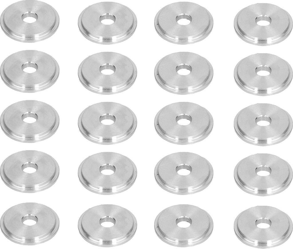 20 Stück Reduzierscheiben aus Aluminiumlegierung, Bohrungsreduzierscheibe, Roboterteile, 14 mm Außendurchmesser, 4904-0004-0014