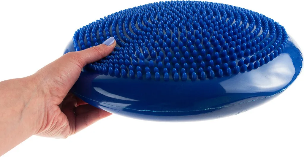 Coussin sensorimoteur Disque de rééducation Hérisson bleu 33cm - Équilibre - 10