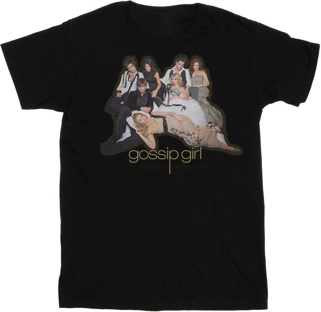 Gossip Girl - T-Shirt für Damen BI25950 (4XL) (Schwarz)
