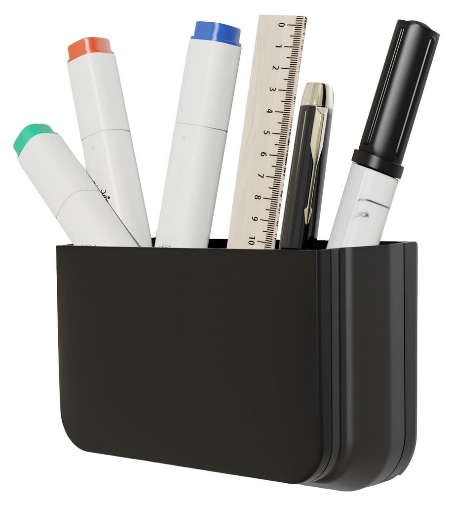 Magnetischer Stifthalter für Whiteboards, faltbar, trocken abwischbar, für Whiteboards, Magnettafeln, Kühlschränke, Spinde, Marker-Organizer ...