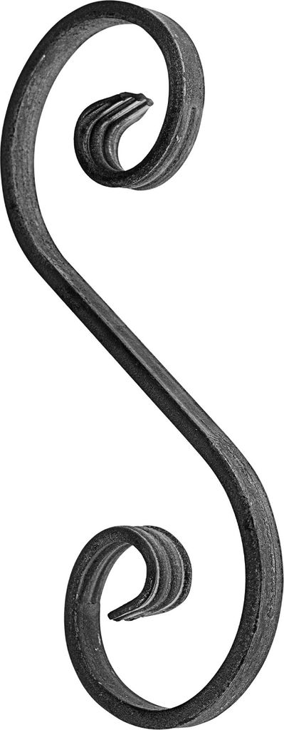 S-Schnecke 230x80mm (12x6mm) Ismaros Schnörkel Produktbild 
