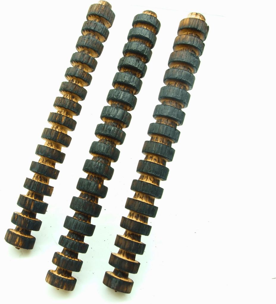 3 x Spirale aus Eichenfässern - Stark Getoastet - Whiskey aus Irland, Holzspiralen, Eichen Infusion Flasche Spiral