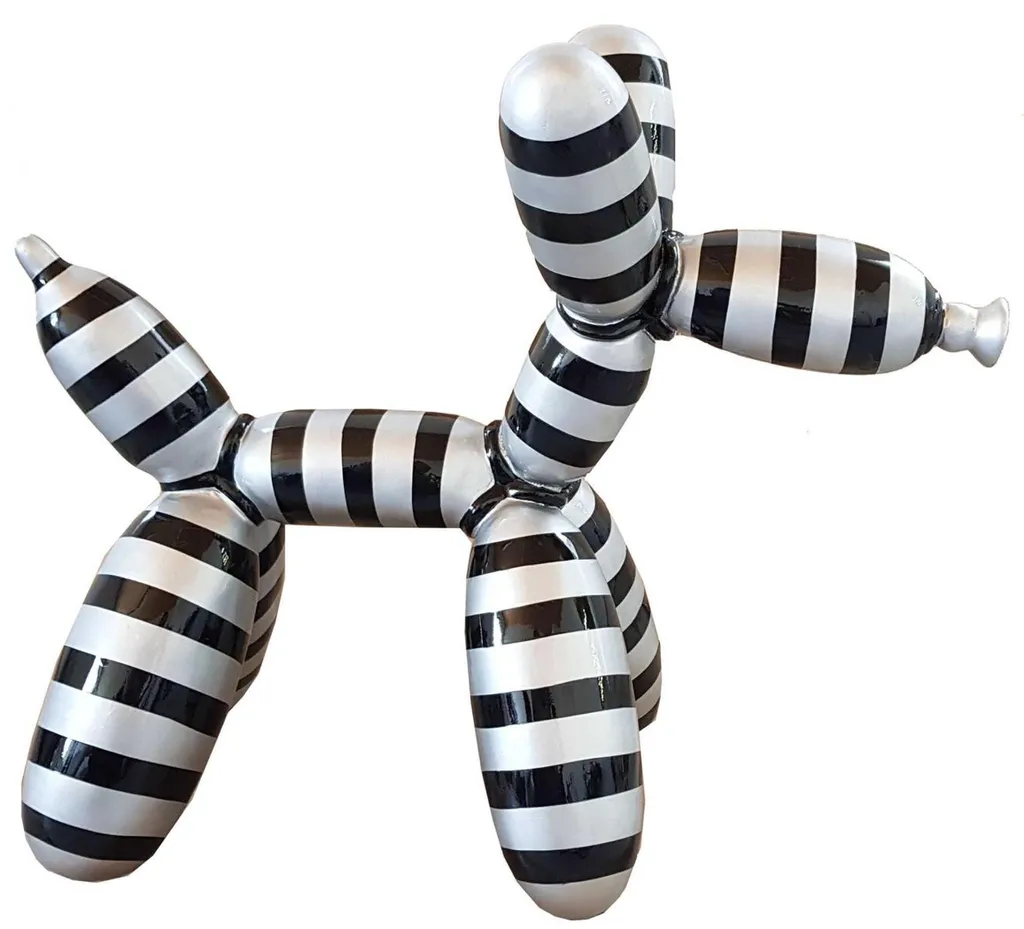 Figurine Chien Ballon 57cm en Résine - Statue Abstraite Finition Luxe