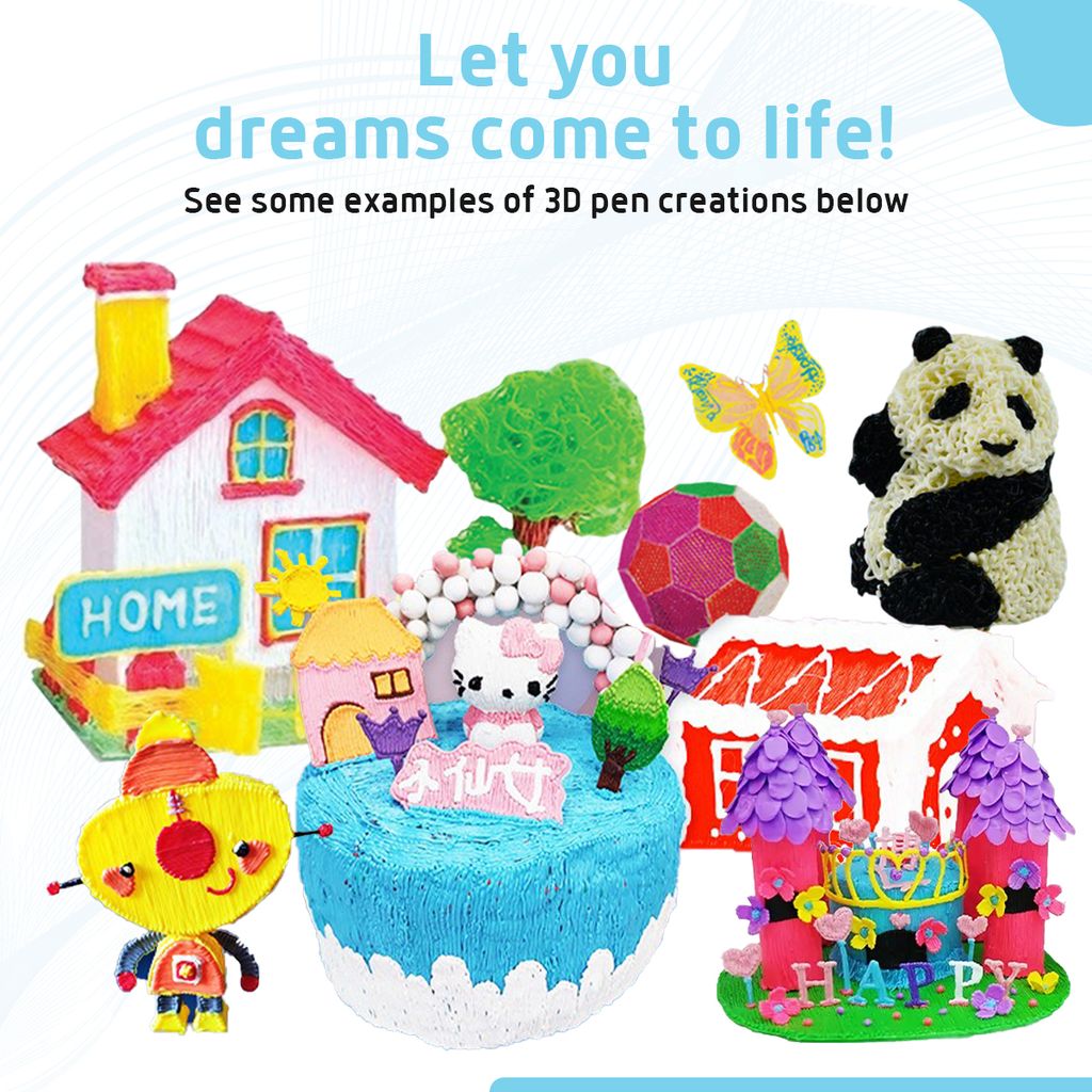 Fleau Kids 3D Pero Startovací Sada Modrý L - 36m Filamentu Obrázek produktu 9
