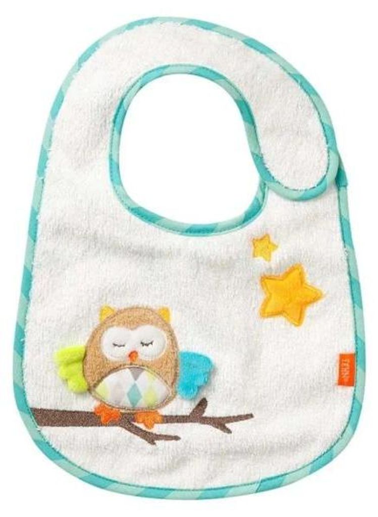 babyFehn Lätzchen Eule Sleeping Forest