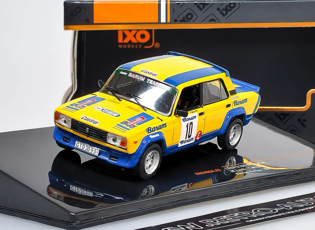 Voiture Miniature Lada 2105 VFTS Barum Rally 1984 IXO 1:43 de Collection
