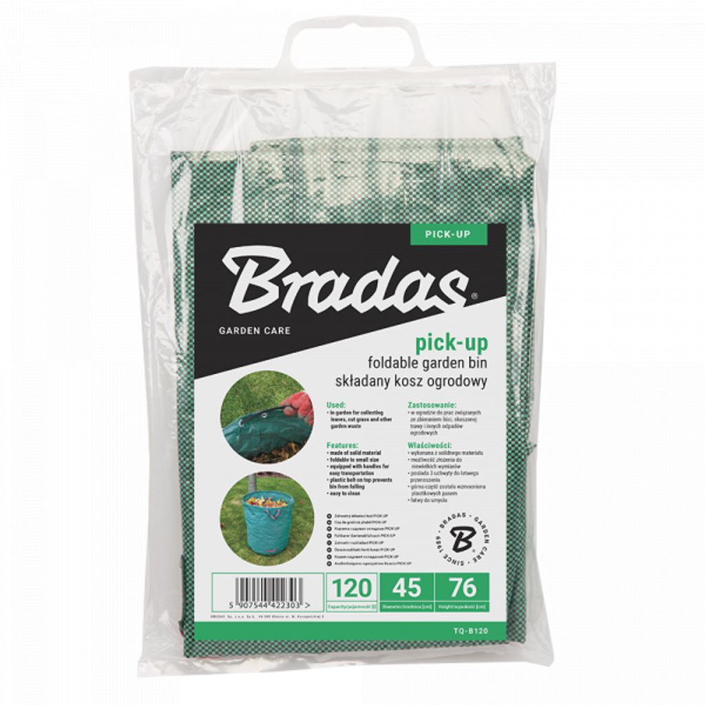 Bradas TQ-B120 skládací zahradní koš - pytel na odpad 120l Obrázek produktu 4