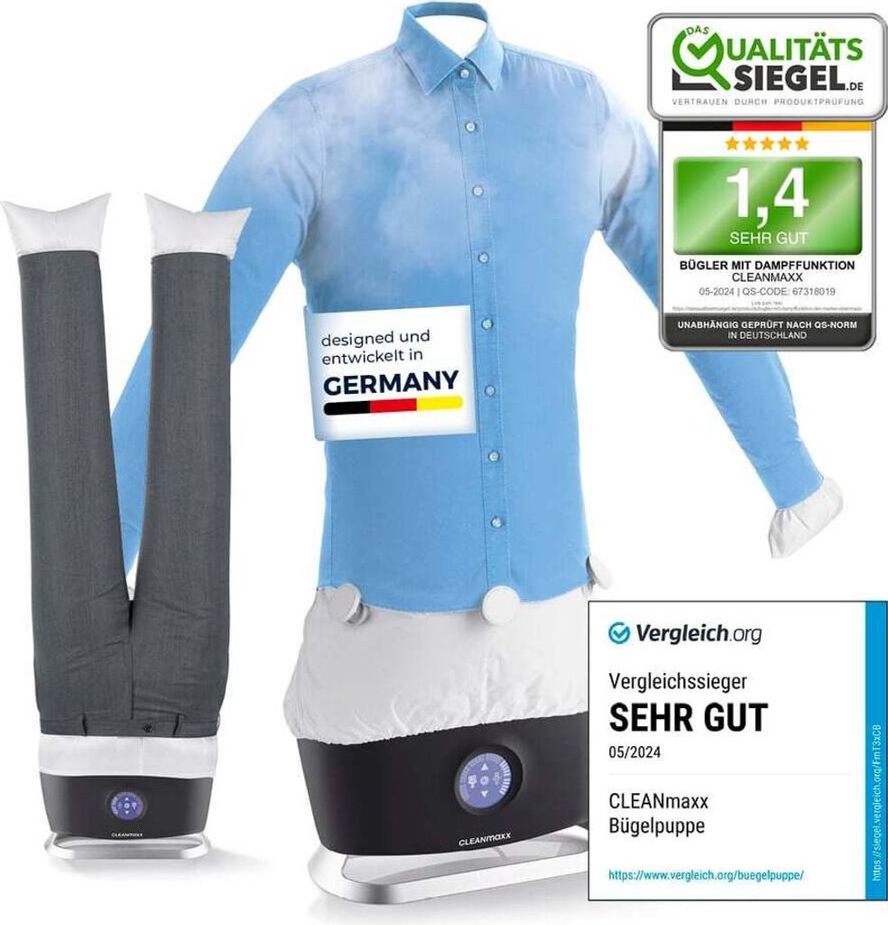 Żelazko CLEANmaxx z funkcją pary do koszul i bluzek + Zdjęcie produktu 