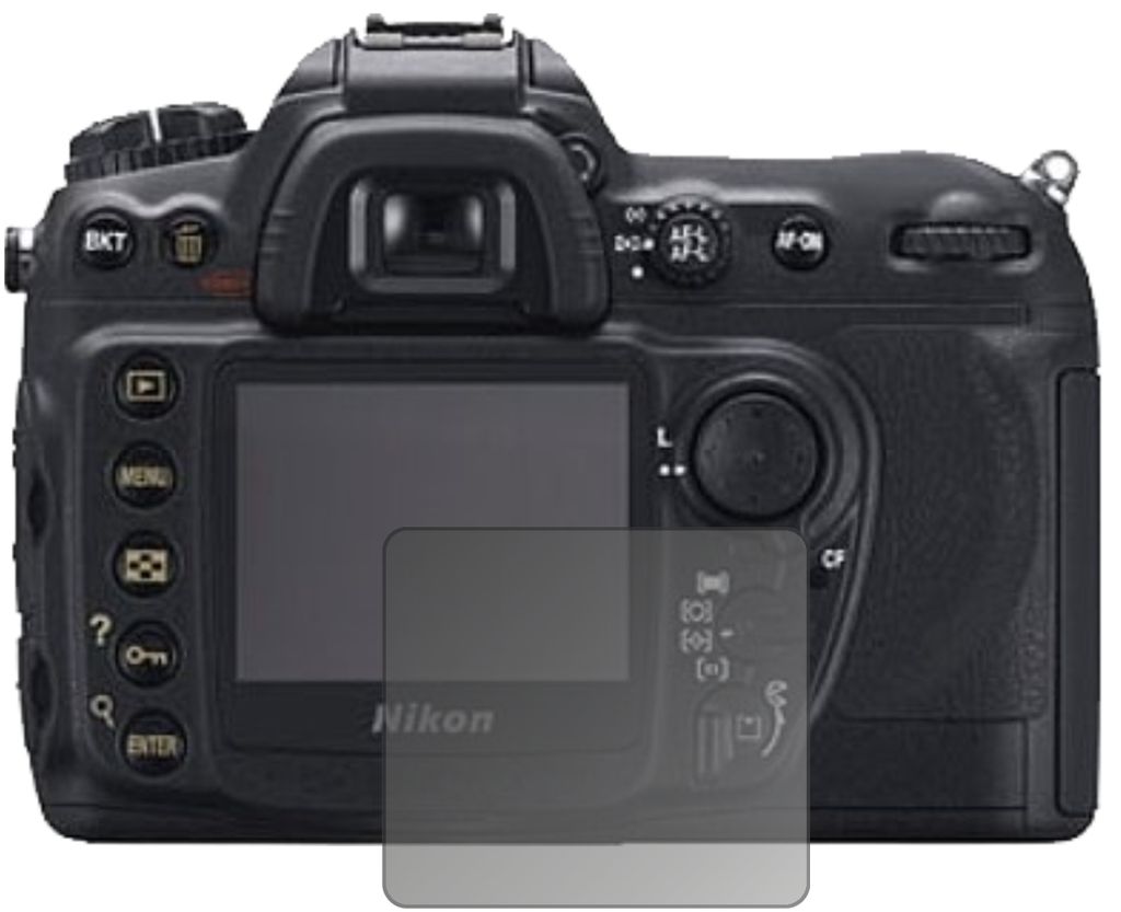 Blickschutzfolie für Nikon D200 matt Schutzfolie Folie Display Schutz dipos