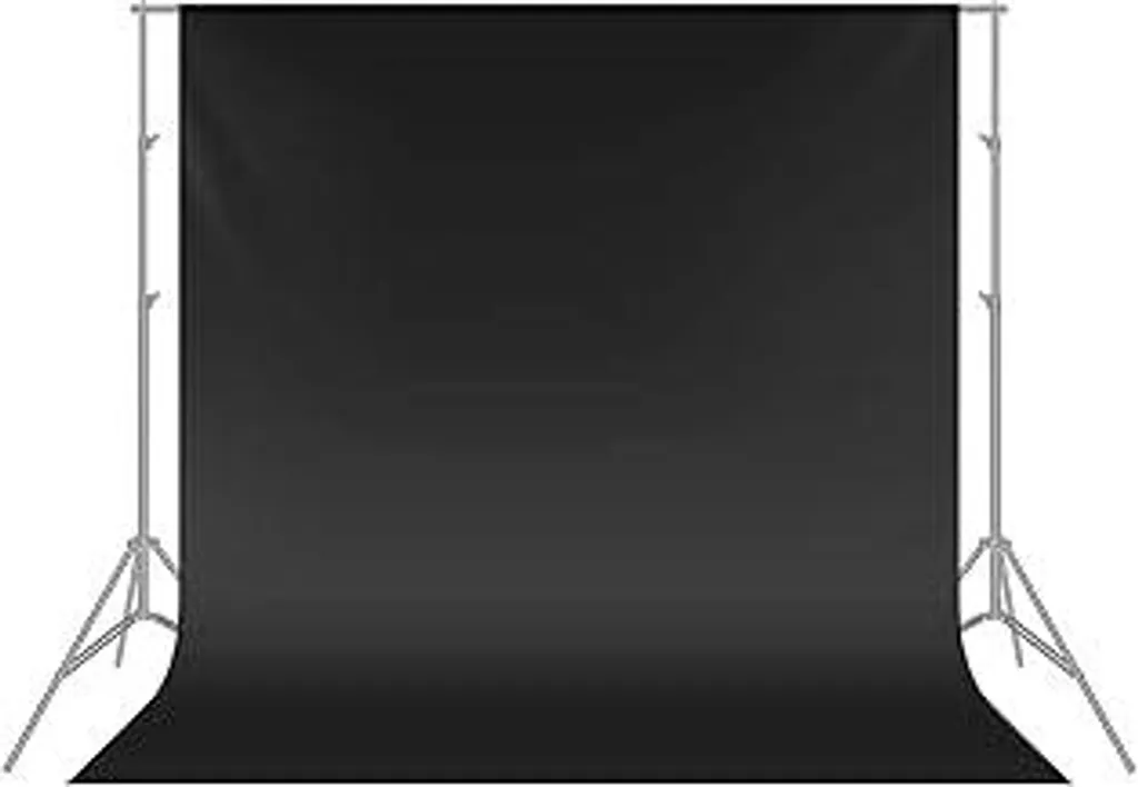 Sfondo Neewer 1.8x2.8m Nero - Mussola per Studio Fotografico Professionale