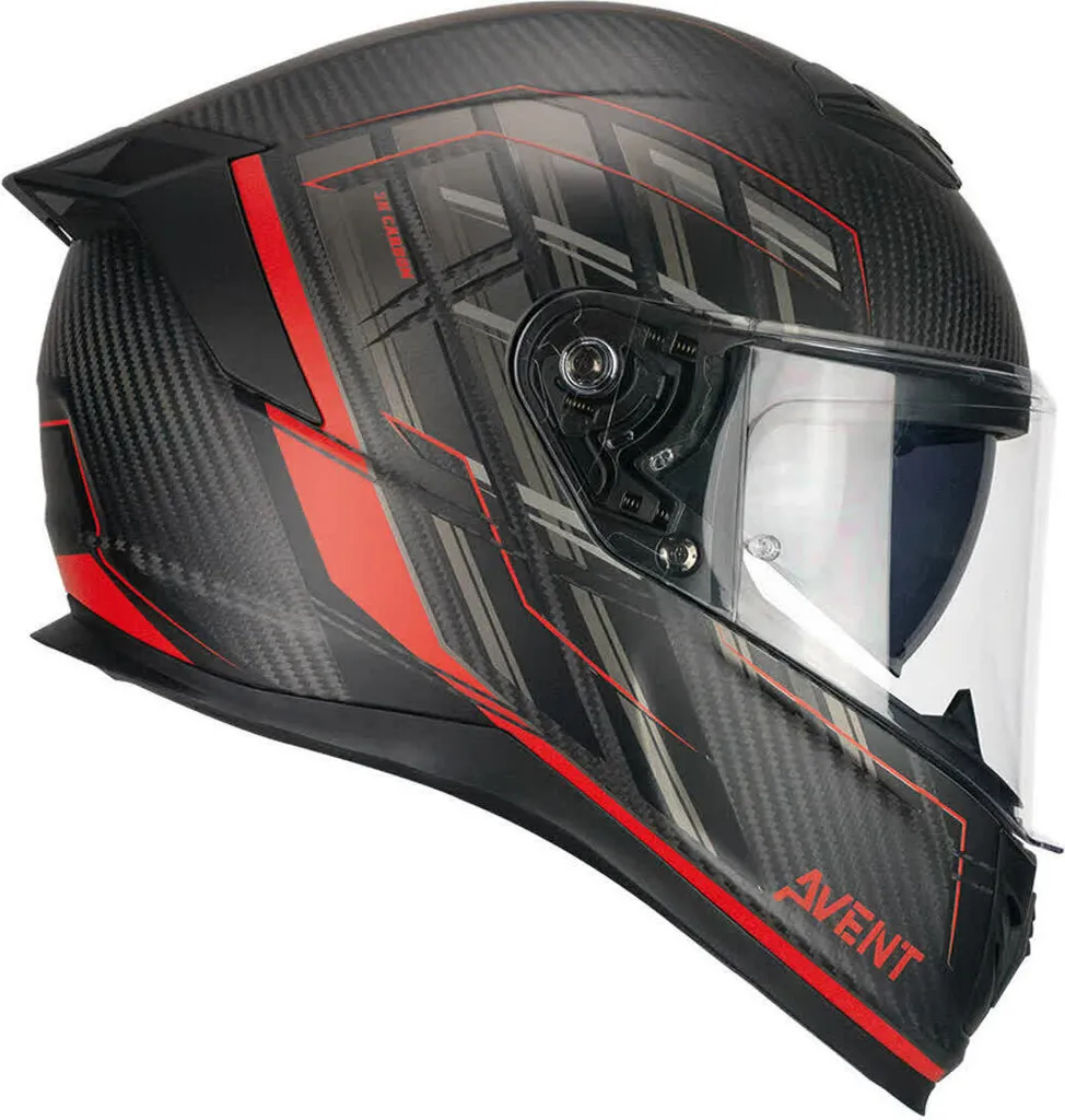 Casque de moto intégral sport CGM 361G rouge mat pour circuit