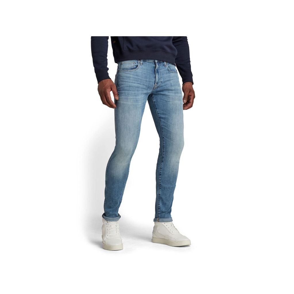 G-STAR RAW REVEND SKINNY LT INDIGO AGED Herren Jeans