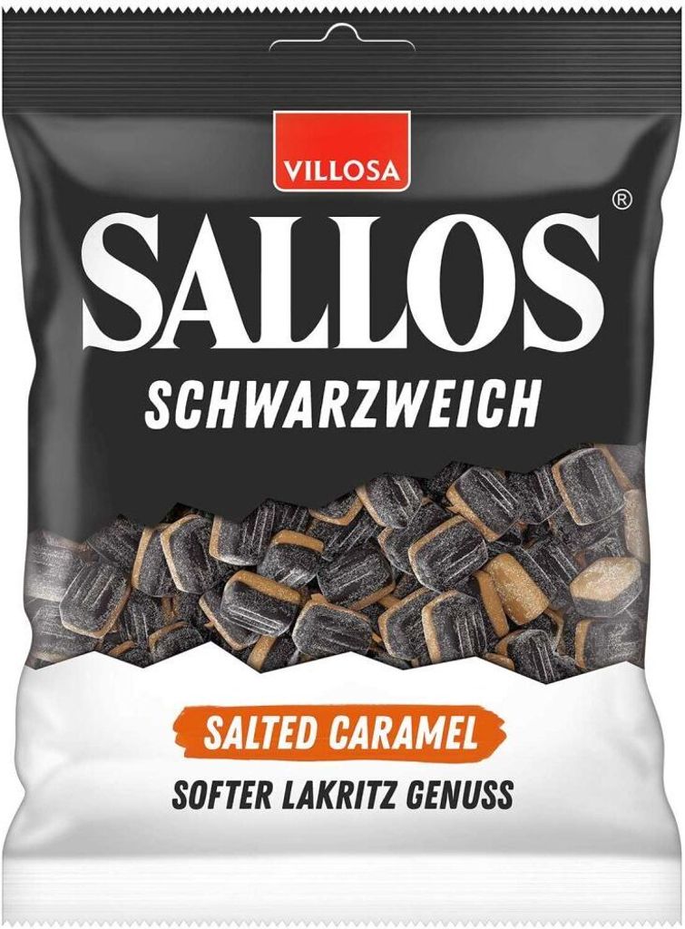 Villosa Sallos Schwarzweich Salted Caramel (200 g) Produktbild 