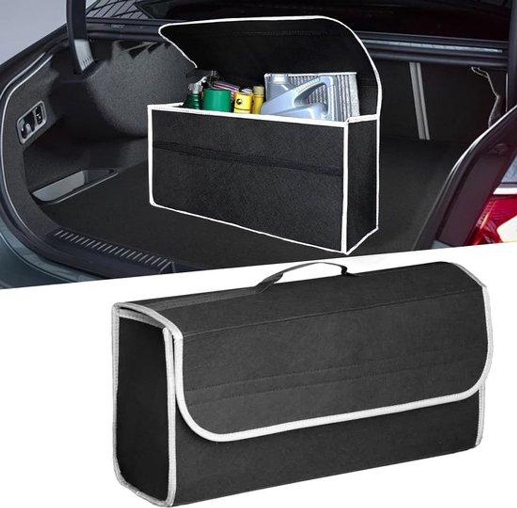 Anti-slip-Box für Auto-klause, Auto-Tools und Innereutensilien, für alle Fahrzeuge (Schwarz)