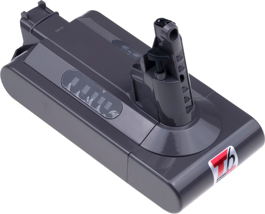 T6 Power Akku für Dyson V10 Absolute, Li-Ion, 25,2 V, 3600 mAh (91 Wh), schwarz