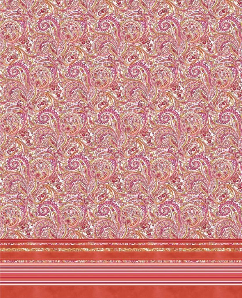 Bassetti Tagesdecke Noto Farbe ROT R1 Größe 180x255