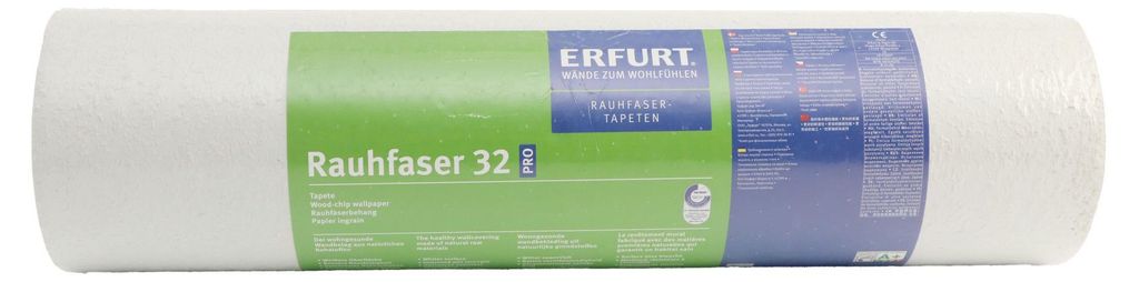 ERFURT Rauhfaser Tapete 32 Pro, elegante Struktur, 33,5 x Produktbild 