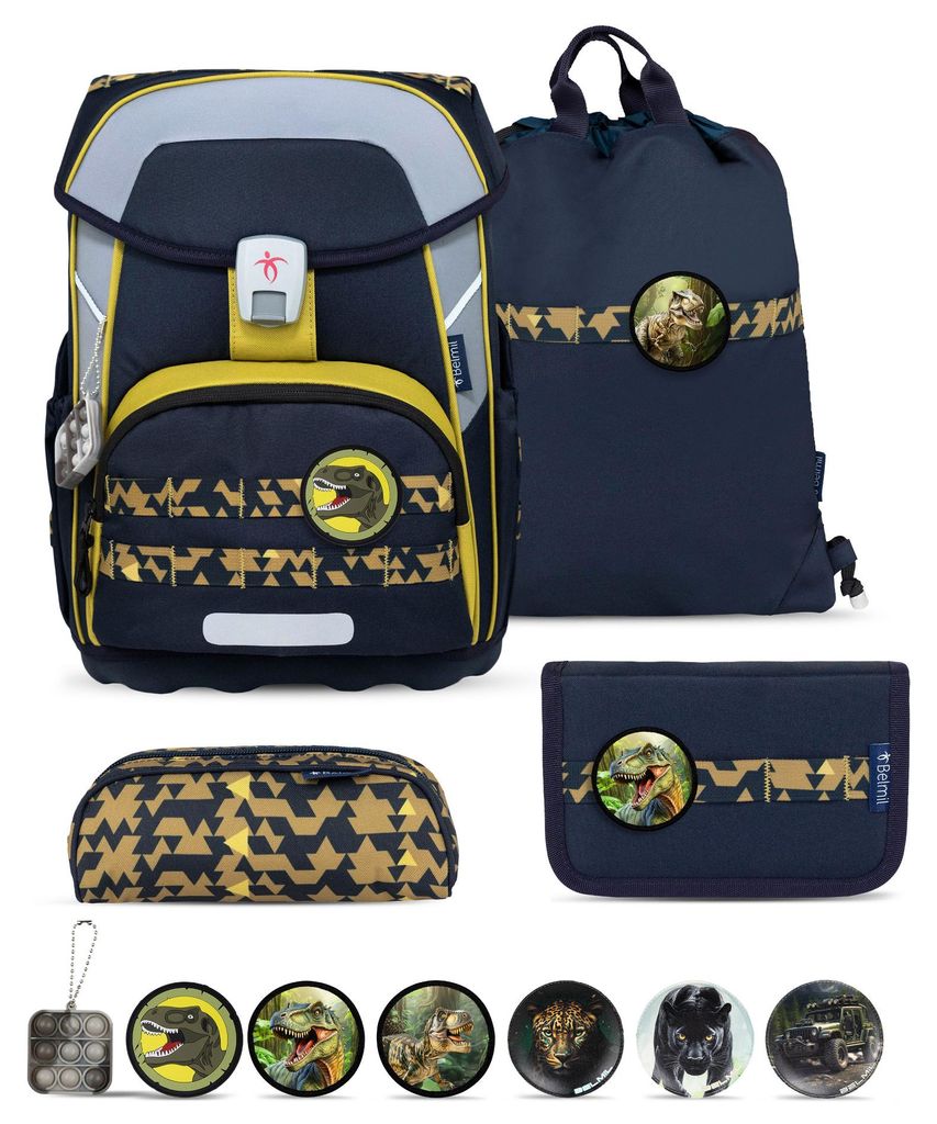 Belmil Schulranzen Set Dinosaurier (Explorer) 1.Klasse Produktbild 