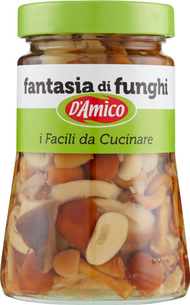 Eingelegte Champignons Funghi Fantasia 470g - D'Amico Produktbild 