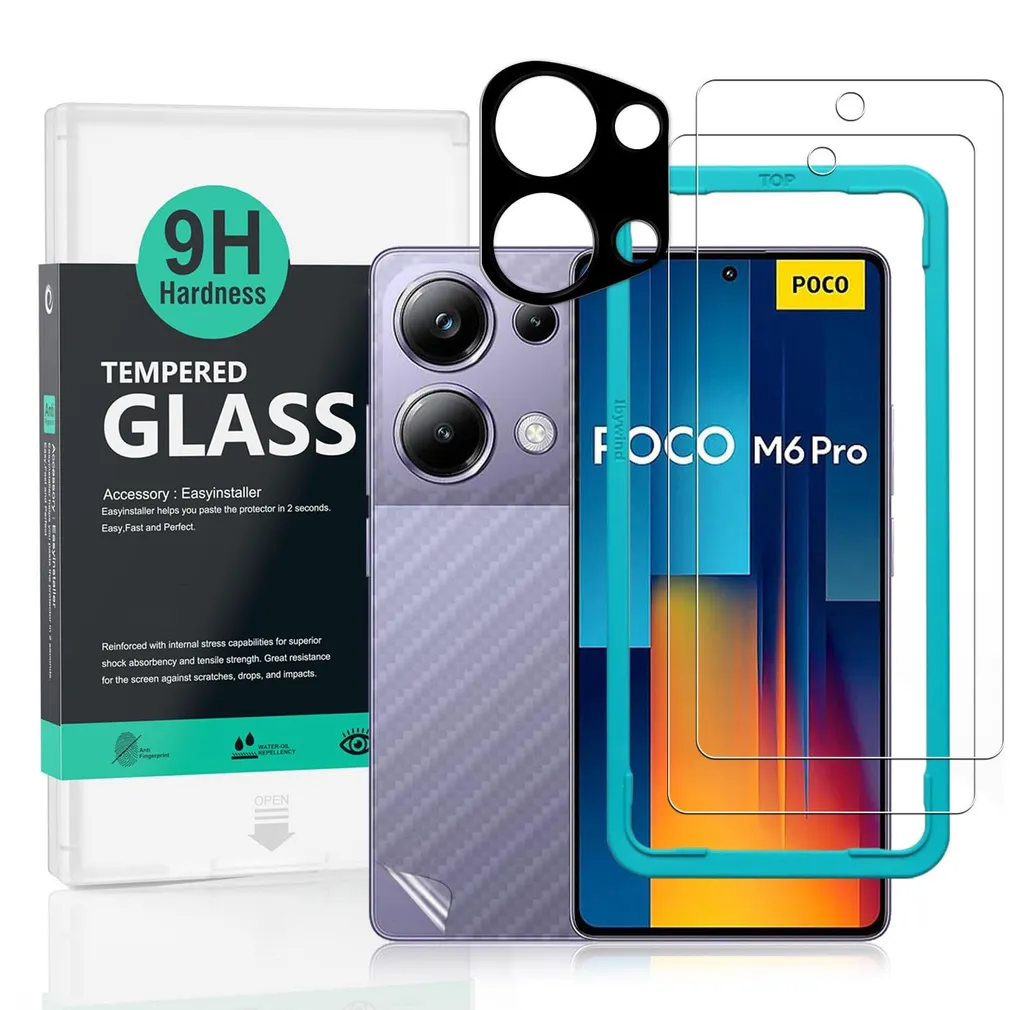 Protection Écran Xiaomi Poco M6 Pro 4G Antichoc et Anti-Traces de Doigt